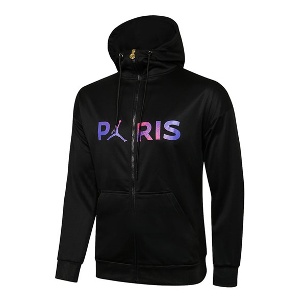 Chaqueta con Capucha Paris Saint Germain 2021 2022 Negro